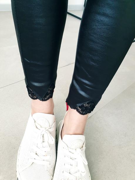 Čierne legíny s/m, s