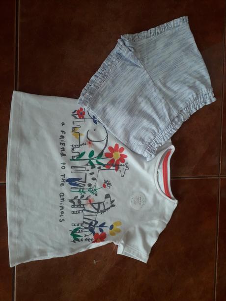 Nová súprava tričko a kraťasy, f&f,80