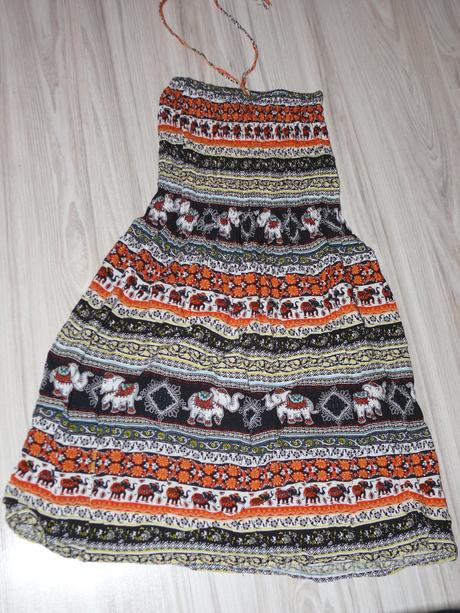 Letné saty s/m - so sloníkmi, s