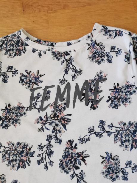 Kvietkovana mikina, xl