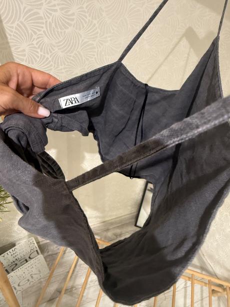 Lanovy top zara, zara,m