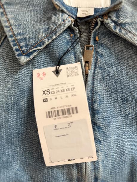 Zara riflova bunda xs, zara,xs