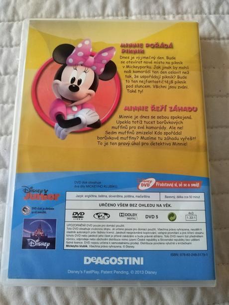 Detské dvd mickeyho klubík,