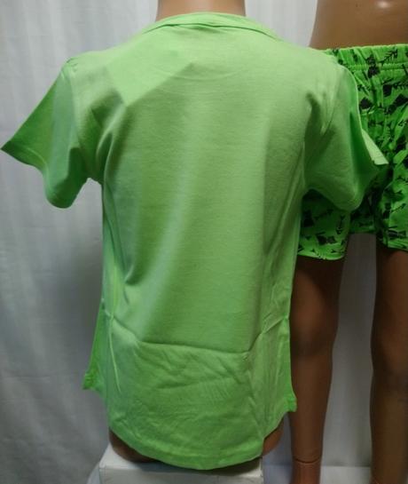 Dievčenské zelené pyžamo mačičky, v & k, 116-122, 122