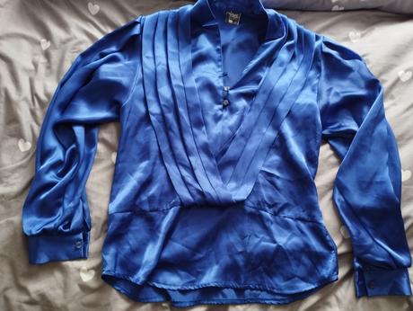 Kráľovský modrá blúzka s/m, m