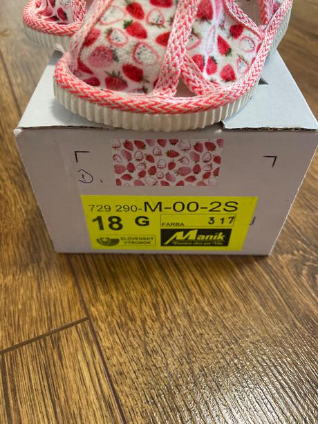 Papučky manik, manik,18