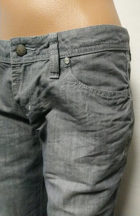 Dámske sivé riflové nohavice, kenvelo, veľ. 31/34, kenvelo,m