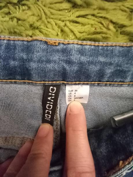 Damske rifle, h&m,36