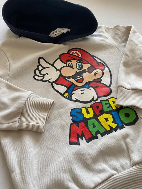 Mikina super mario, h&m,110