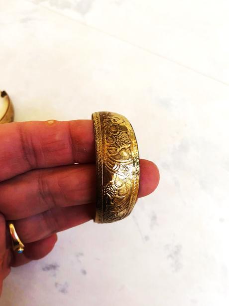 Tepané náušnice kruhy, 