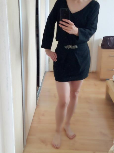 Cierne šaty, zara,xs