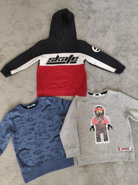 Mikina h&m 3ks 110/116, 104–116