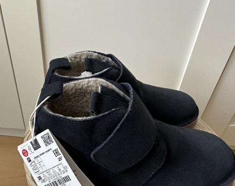Semišové zateplené topánky zara, veľ 30, zara,30