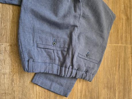 Štrukturované oblekové nohavice č.152, h&m,152
