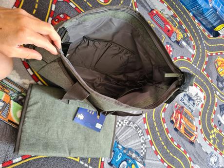 Taška na plienky, lupilu