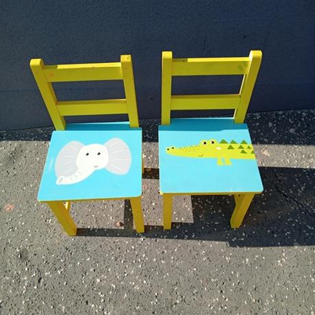 Detské stoličky pre najmenších - drevené,