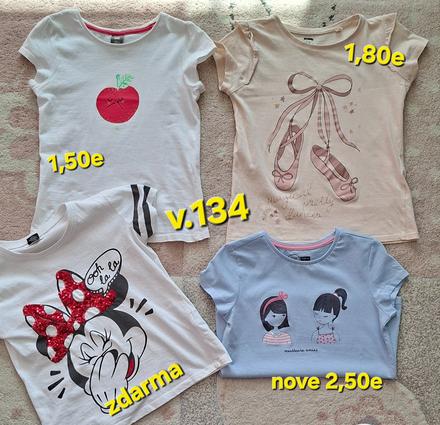 Tricka kratky rukav, 134