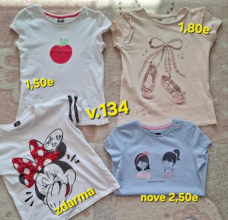 Tricka kratky rukav, 134