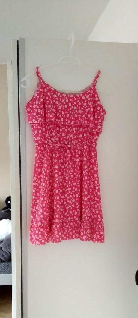 Šaty ako nové kvety mašľa 140-146, 140