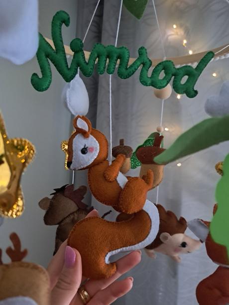 Personalizovaný kolotoč nad postieľku,