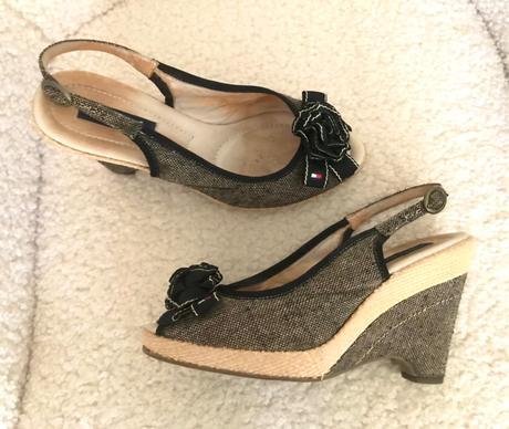 Sandalky tommy hilfiger, tommy hilfiger,38