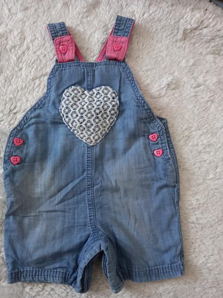 Rifľové kraťasy na traky 0 - 3 mesiace, f&f,62