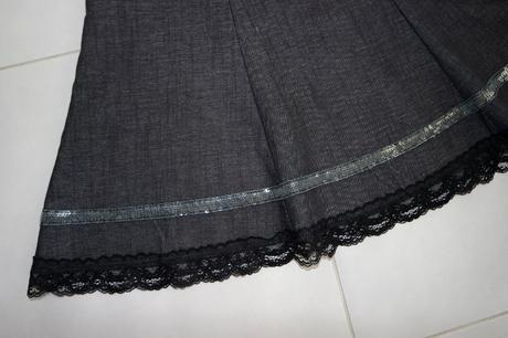 Elegantná sukňa, tmavošedá, v. 38-40, 38
