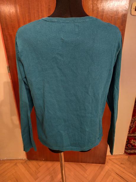 Petrolejovy svetrík, zara,152