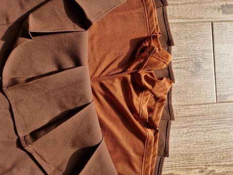 La mademoisele sukna skladana jupette, m