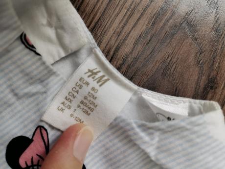 Šaty letné dievčenské, h&m,80