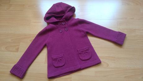 Teplý svetrík s kapucňou, 2-3r., cherokee,98