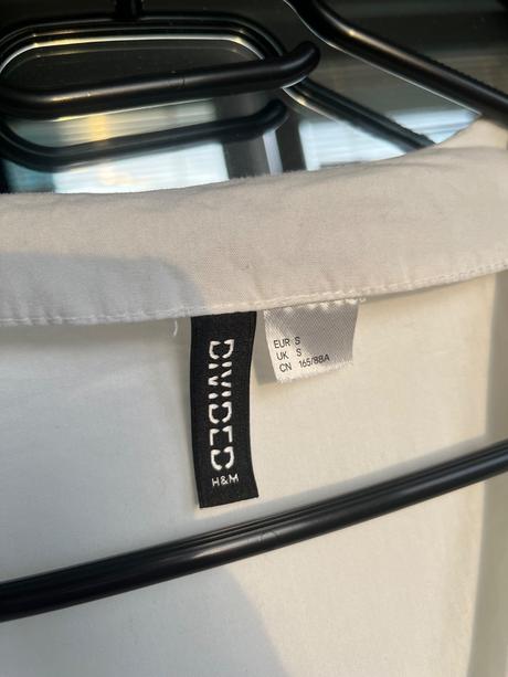 H&m biele saty kratke letne volny strih, h&m,s