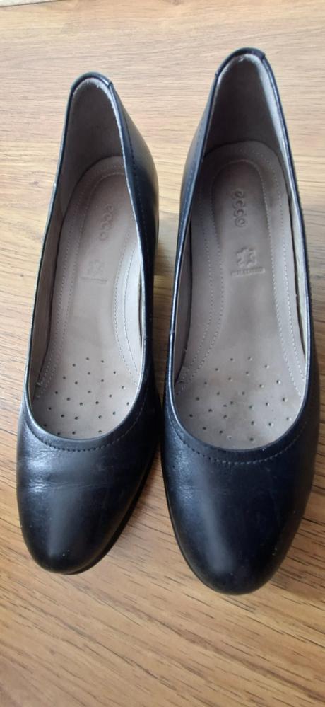 Lodičky kožené, ecco,37