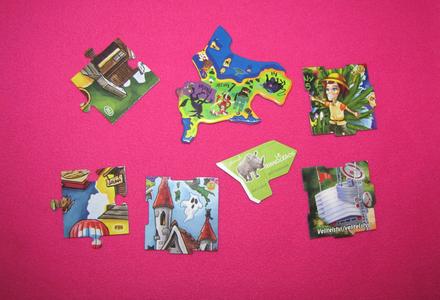 Magnetky, puzzle, 