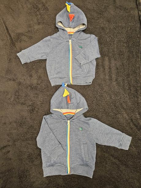 Mikiny pre dvojicky next 6-9m a sinsay 74, next,74