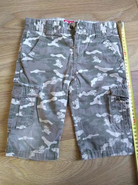 Maskáče kraťasy 104, tik & tak,104