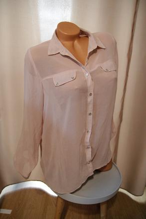 Bledo ružová košeľa, xl, xl