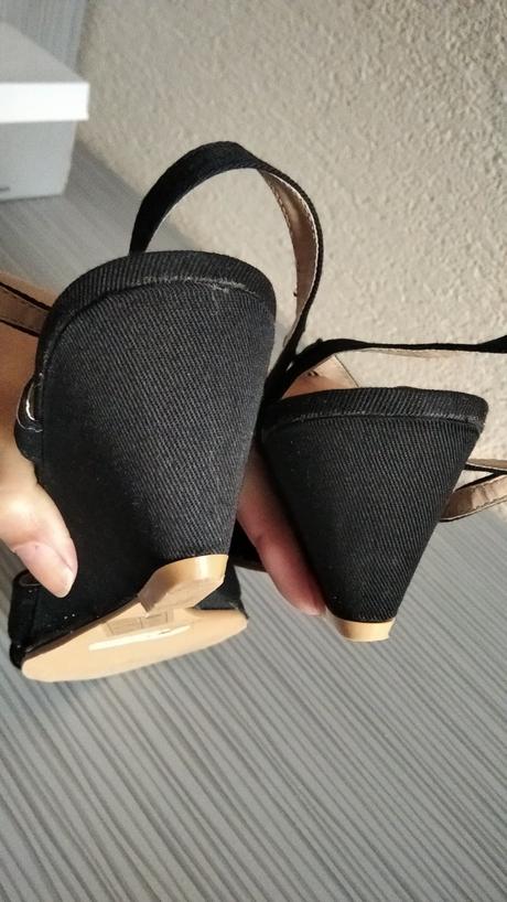 Čierne sandále, 38