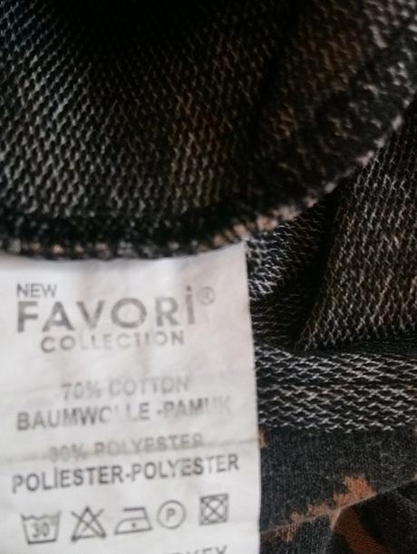 Crop tigrovaná mikina klokanka, favori, l, l