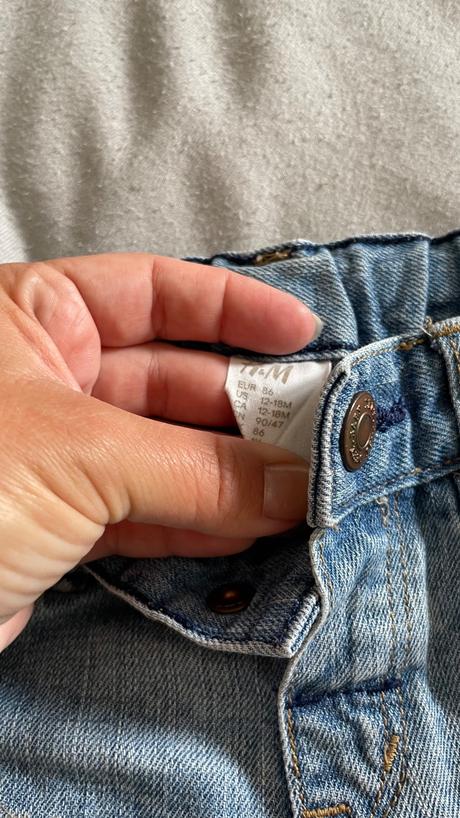 Riflové kraťasy, h&m,86