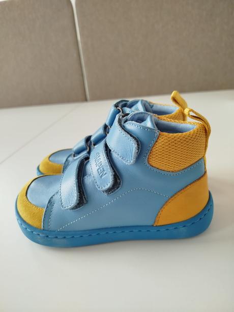 Shapen detské barefoot čižmy urbaneer mini blue, 26