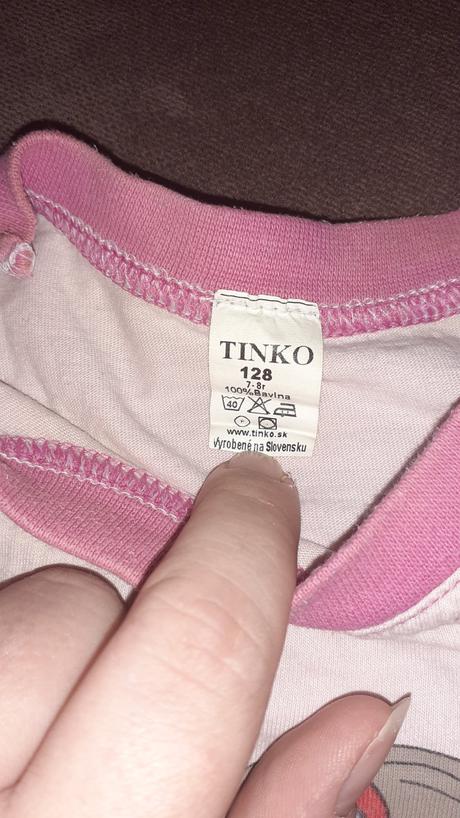 Pyžamo, tinko, 128, tinko,128