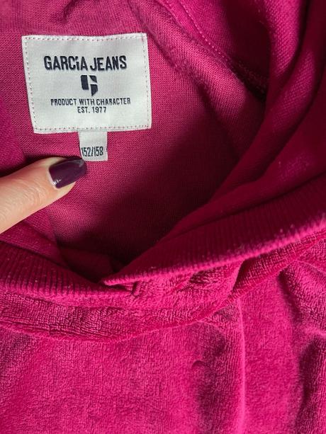 Mikina / hoodie velúrová, 146