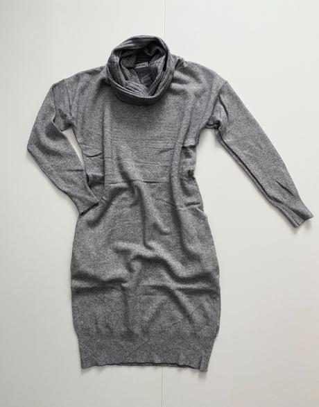 Pletené šaty s angorou, l / m / s / xl