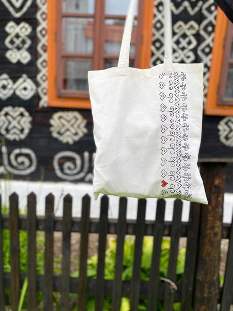 Plátené, ručne maľované tašky, 