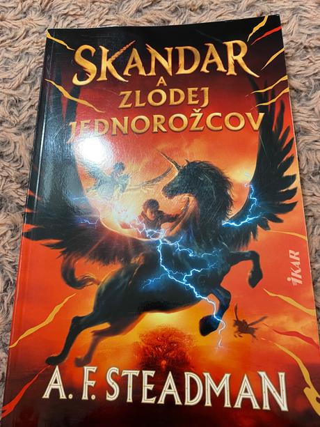 Skandar a zlodej jednorožcov a. f. steadmanová,