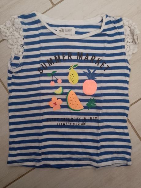 Letné tričko, h&m,98