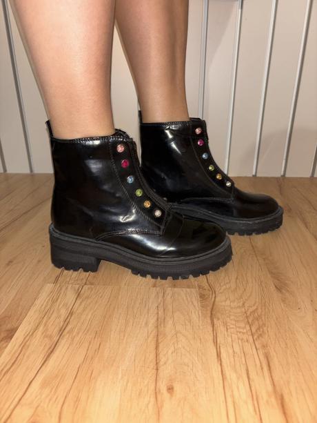 Lakované kotníkové topánky george 36, george,36