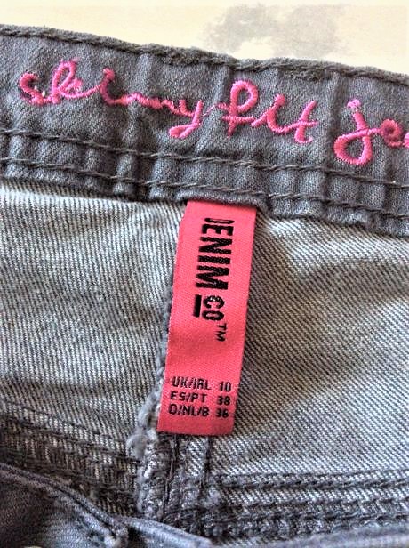 Elastické skinny rifle, denim co,38