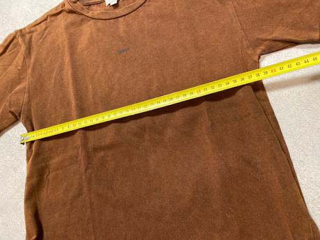 Boxy oversized tricko nouu tehlovo hnede, 122